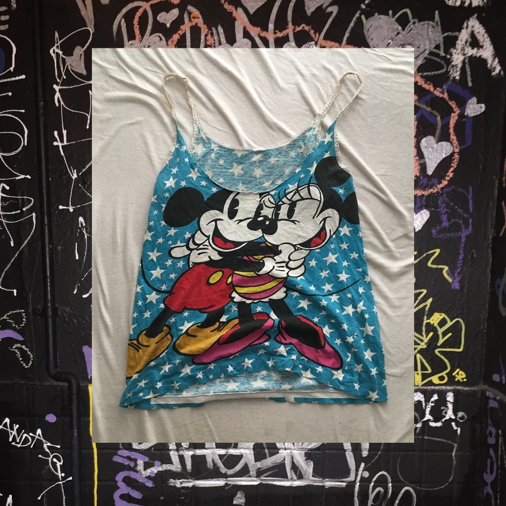 90's Vintage Mickey & Minnie Mouse Tank